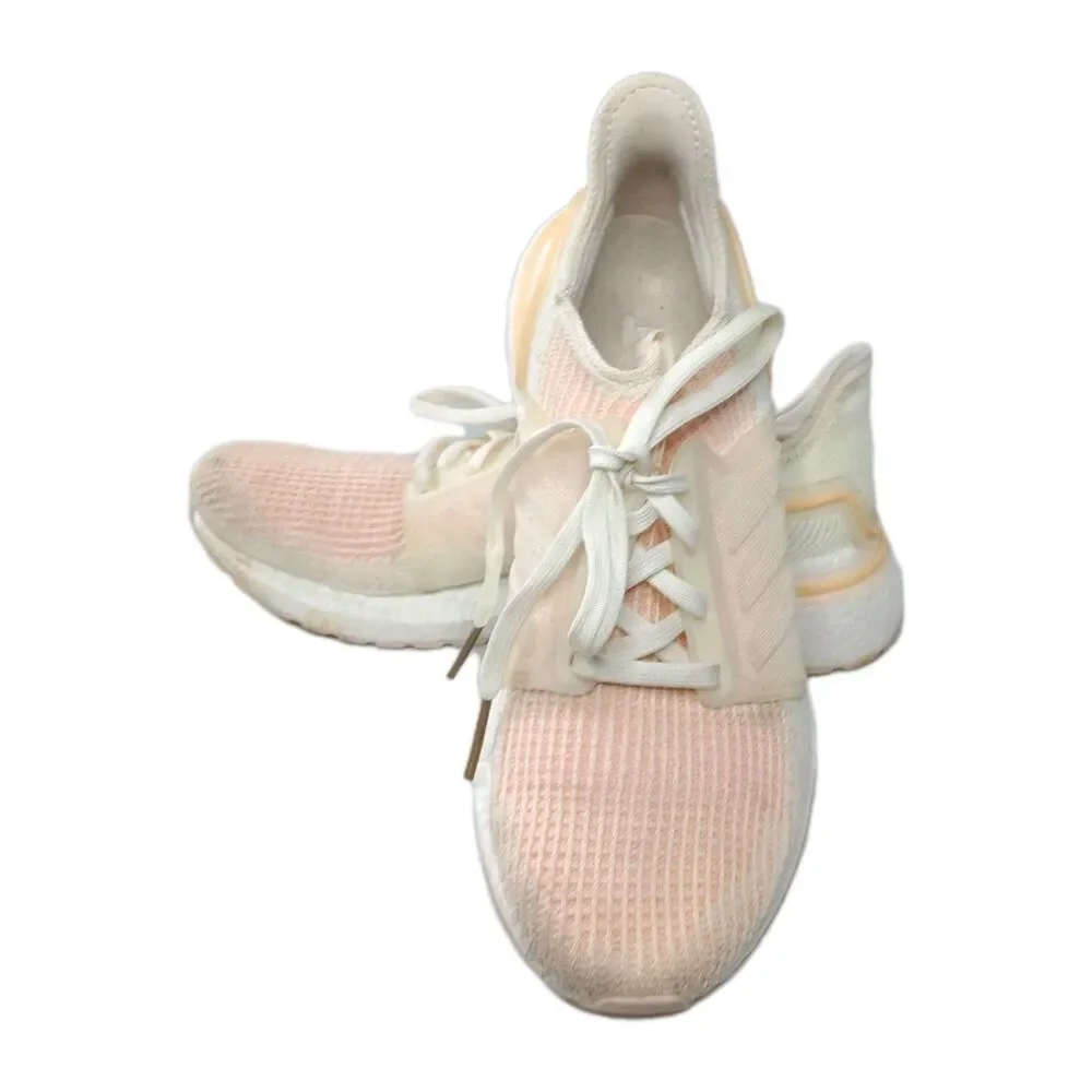 Adidas UltraBoost 19 Shoes Women's Size 8.5 Sneakers Glow Orange